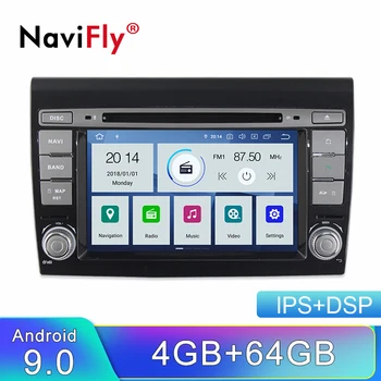 

NaviFly IPS DSP 4G+64G Android 9 car gps navigation 2 Din dvd player for FIAT BRAVO (198) (2007-2014) Autoradio