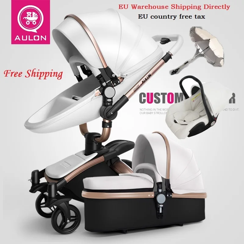 Aulon with umbrella Детская коляска в виде машины аксессуары bebek arabasi yoya Plus poussette kinderwgen carrinho коляска passeggino active gear Китай - Цвет: Aulon with umbrella