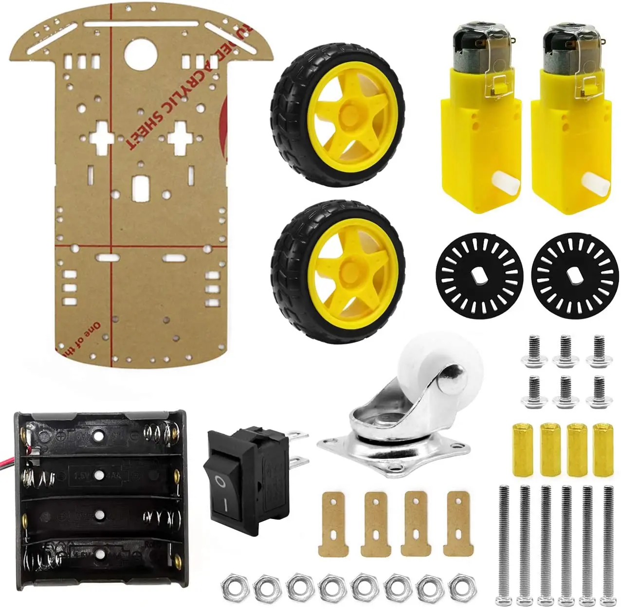 DIY �κ� ����Ʈ ī ���� ŰƮ, �ӵ� ���ڴ�, 2 ���� �� ���͸� �ڽ� (2 ����)