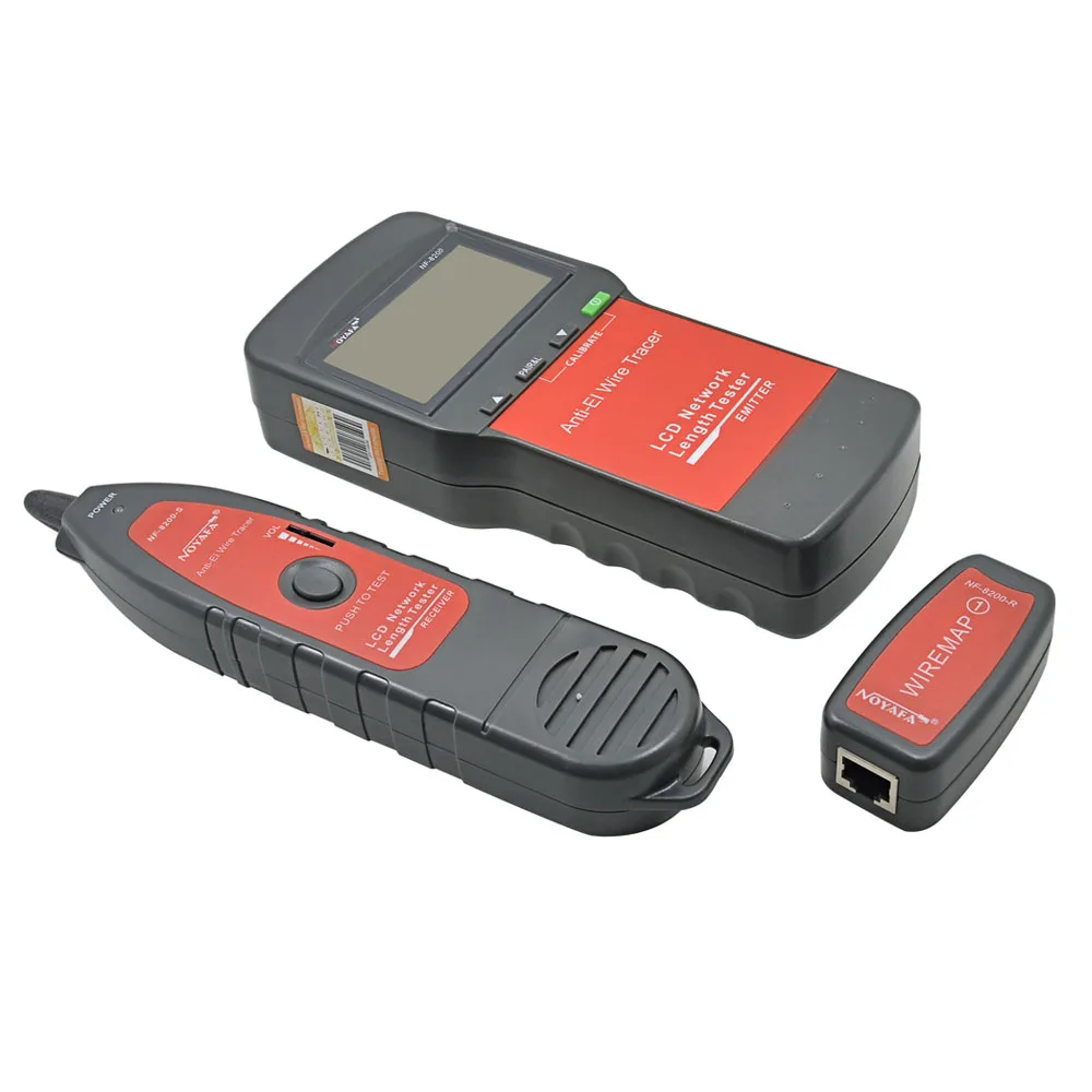 NOYAFA NF-8200 RJ45 Lan тестер с ЖК-дисплеем телефонный провод трекер Tracer Ethernet сетевой кабель тестер