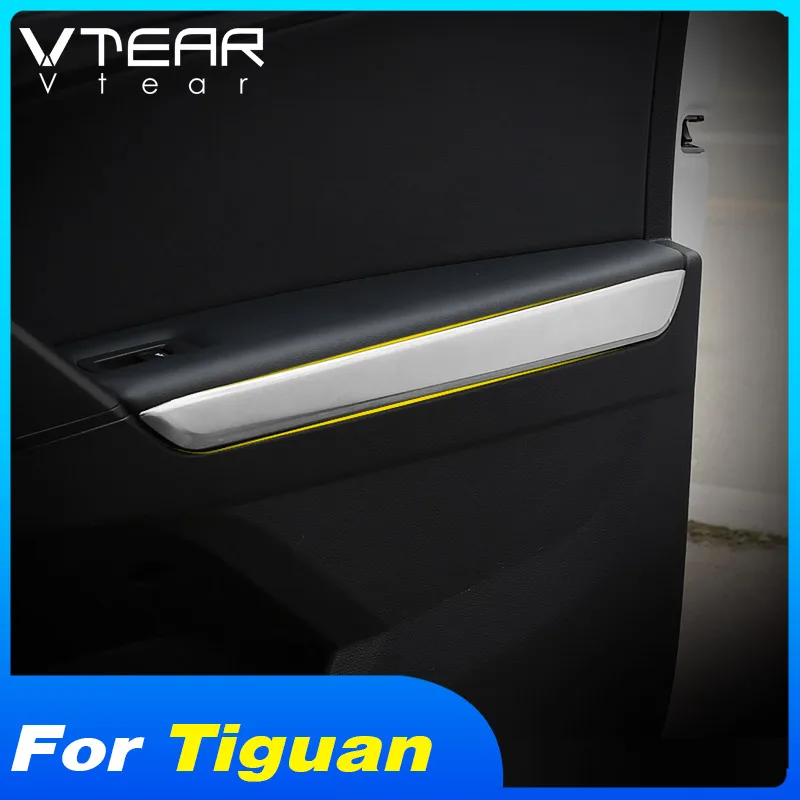 Vtear для Volkswagen VW Tiguan тигуан 2020 2019 аксессуары внутренняя дверная панель
