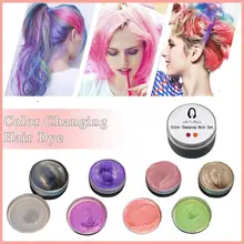 4 цвета одноразовый воск цвета волос мягкая температура изменение цвета волос не раздражает и не повреждает волосы естественным образом