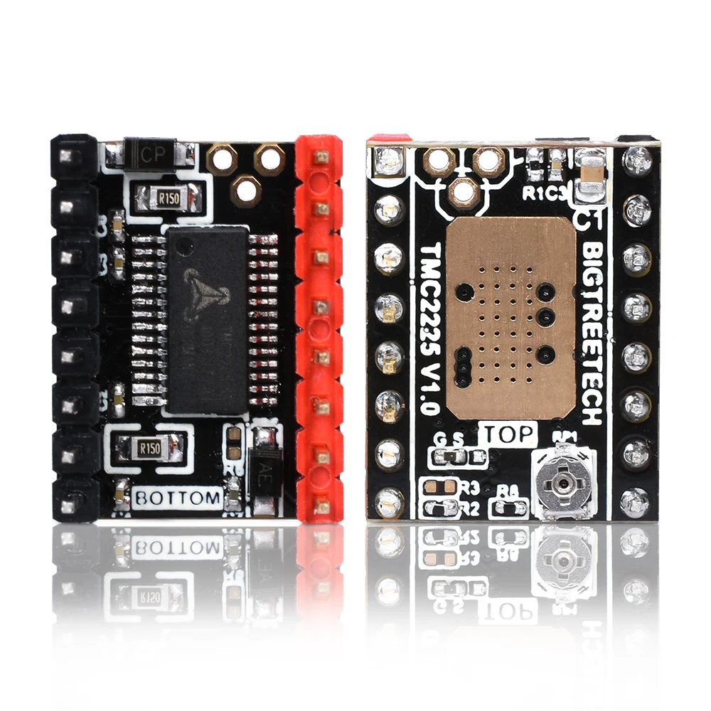 BIGTREETECH TMC2225 V1.0 Драйвер шагового двигателя UART StepStick Mute VS TMC2208 2209 для 3d принтера SKR V1.3 MINI E3 плата управления