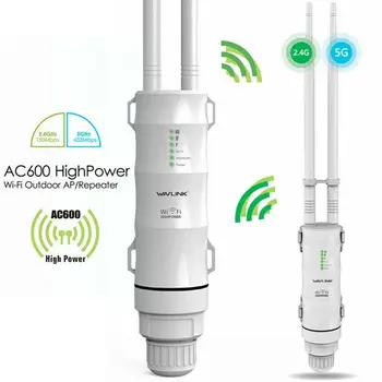 

Wi-Fi AP Repeater Extender Router 2.4G-5G Dual-Frequency Antenna Weatherproof
