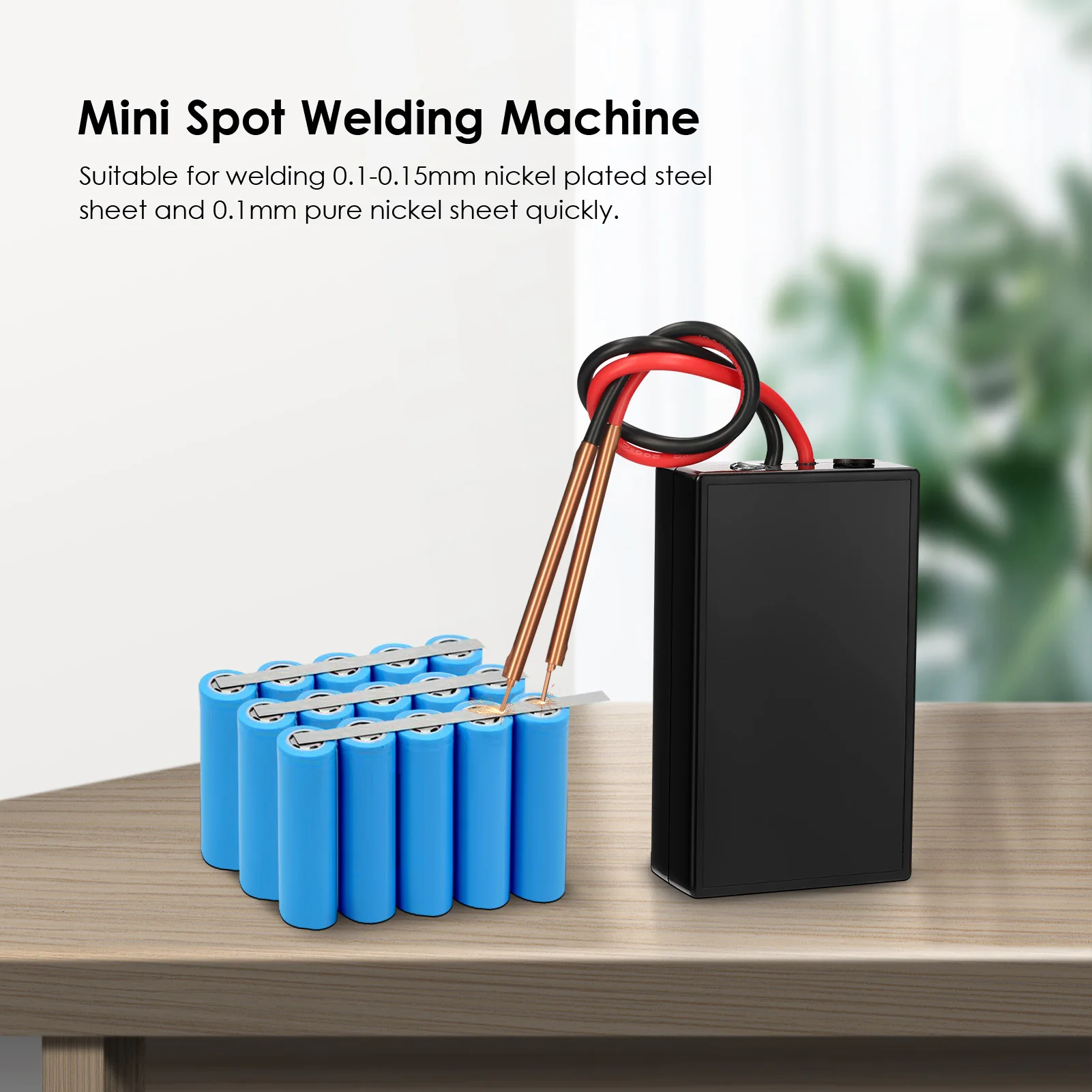 Spot Welder Portable 6 Gears Adjustable Mini Spot Welding Machine for 18650 Battery Spot Welder Spot Welding Machine Tool Kit gas welding equipment