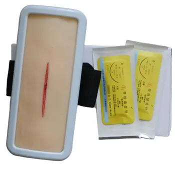

Medical Simulation Flesh Suture Training Pad Surgical Practice Portable Model Pad Nursing Human Skin Simulator Venipuncture