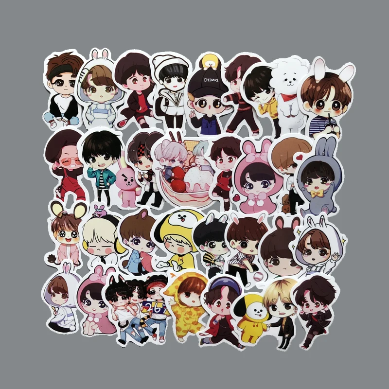 Adhesive Paper Mixed 40 Pieces Motorcycle Car Waterproof Removable Travel Stickers Graffiti Stickers Adhesive Paper