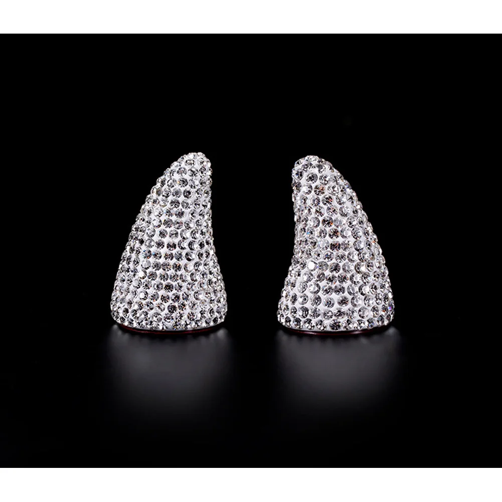 Алмазный Рог дьявола автомобиля руль наклейка на приборную панель Bling украшения для Mini Cooper для Ford для всех наклейки для автомобиля