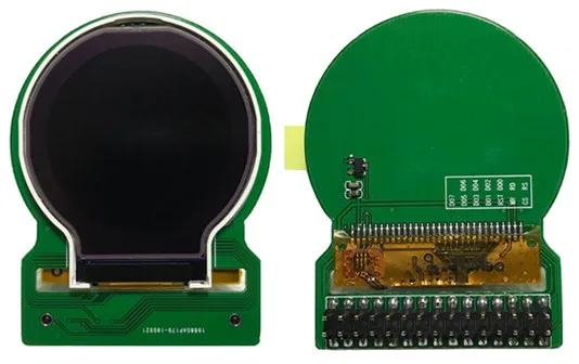1,5 дюймовый CSTN lcd круглый экран(плата/без платы) ST7687 Привод IC 8 бит параллельный интерфейс 128(RGB)* 128