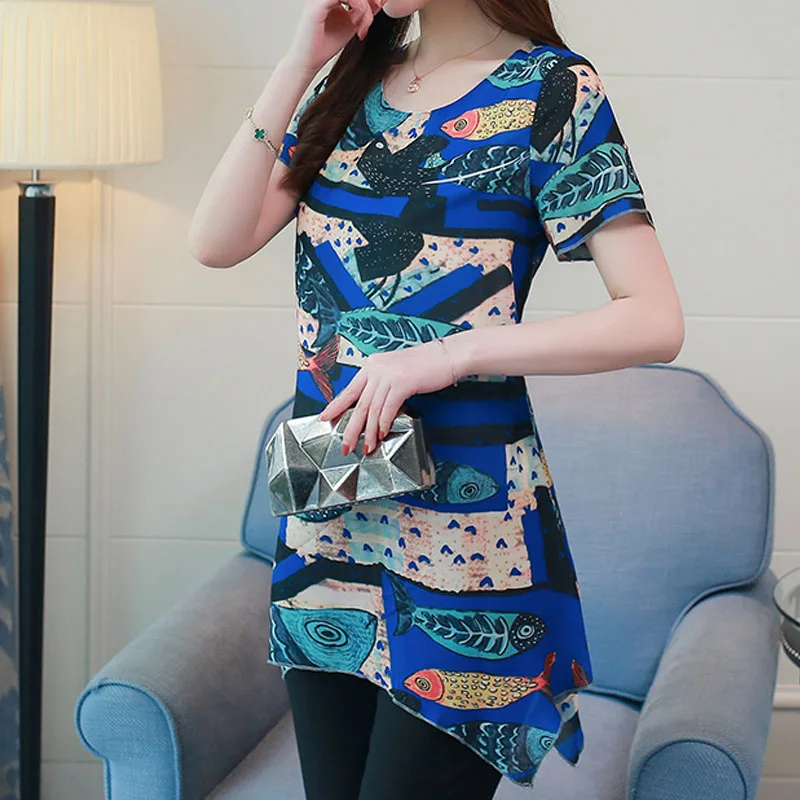 Новые модные женские рубашки блузки 2019 Летние винтажные шифоновые Большие