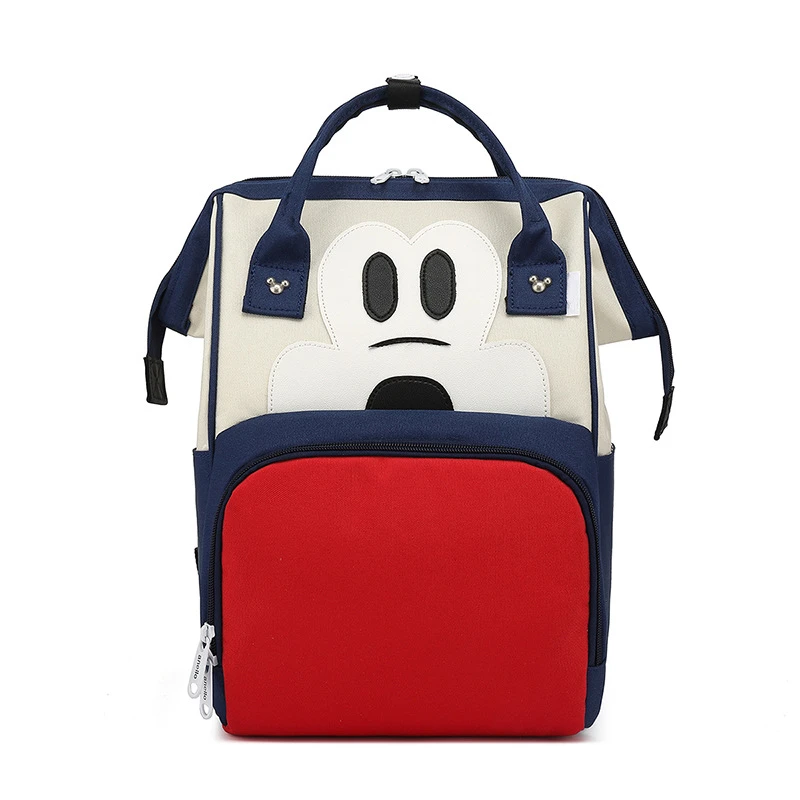 Disney Mickey mouse Backpack female campus travel Bag large capacity handbag high school student bag Waterproof Mummy Bag