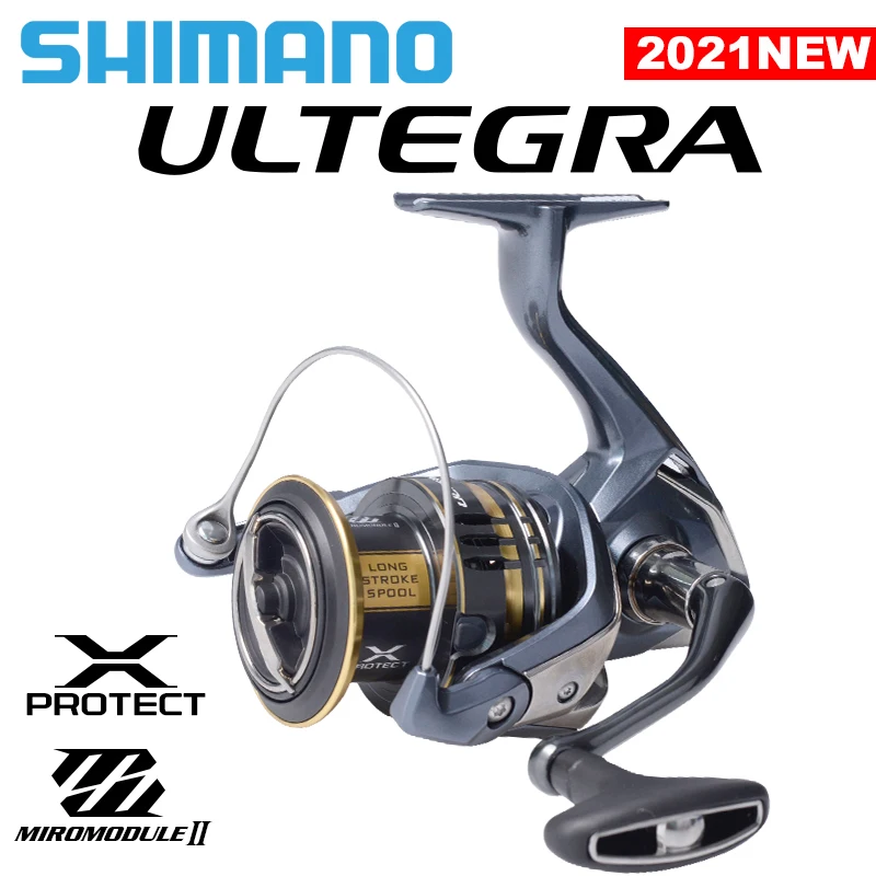 2021 NEW SHIMANO ULTEGRA 1000-5000 Fishing Spinning Reels G Free Body 5+1BB  Max Drag 3/4/9/11kg Meatl Spool Reel Fishing Wheels