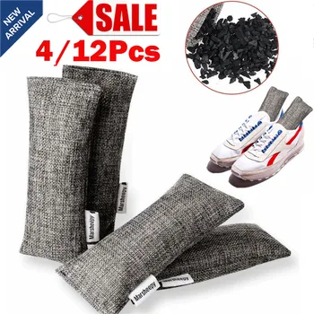 

4/12 Pack Air Purifying Bag Nature Fresh Style Charcoal Bamboo Purifier Mold