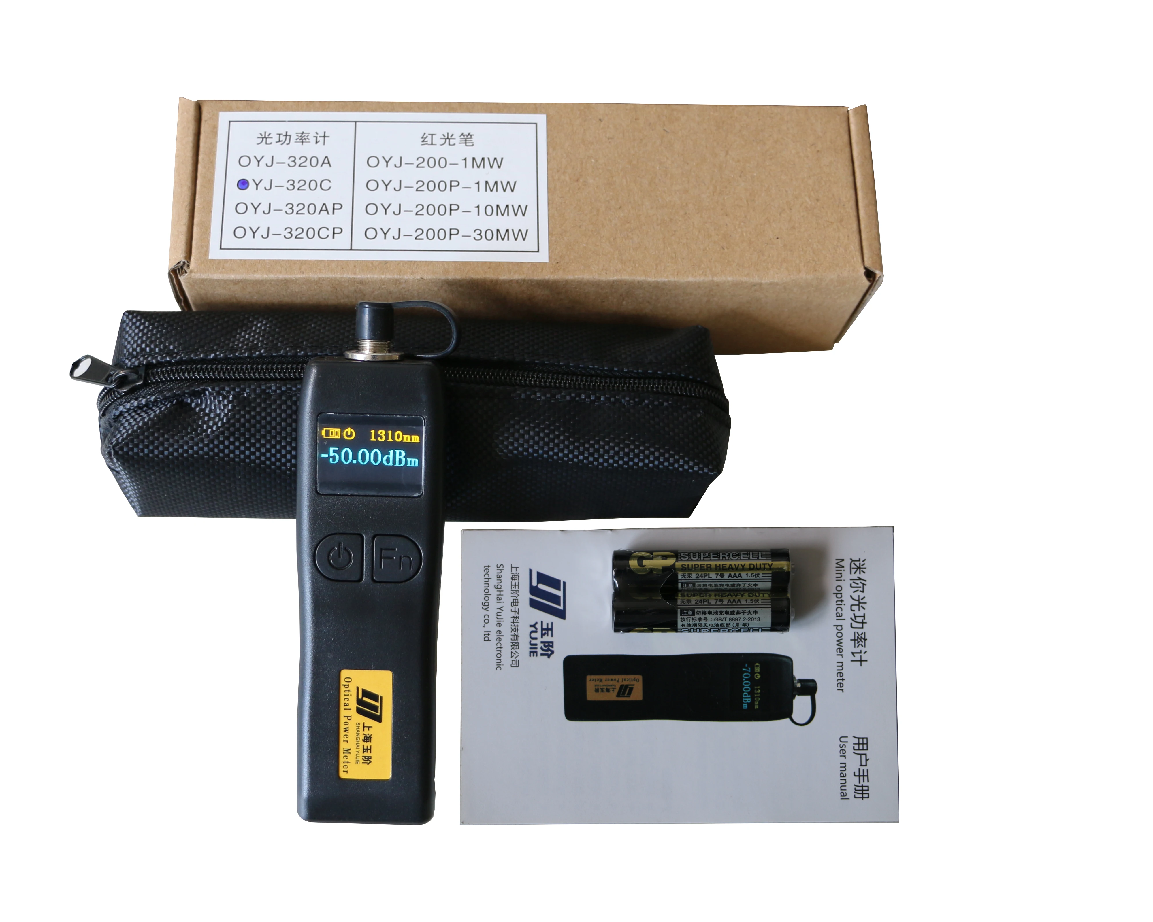 Handheld Mini Optical Power Meter YJ-320C -50~+26dBm |