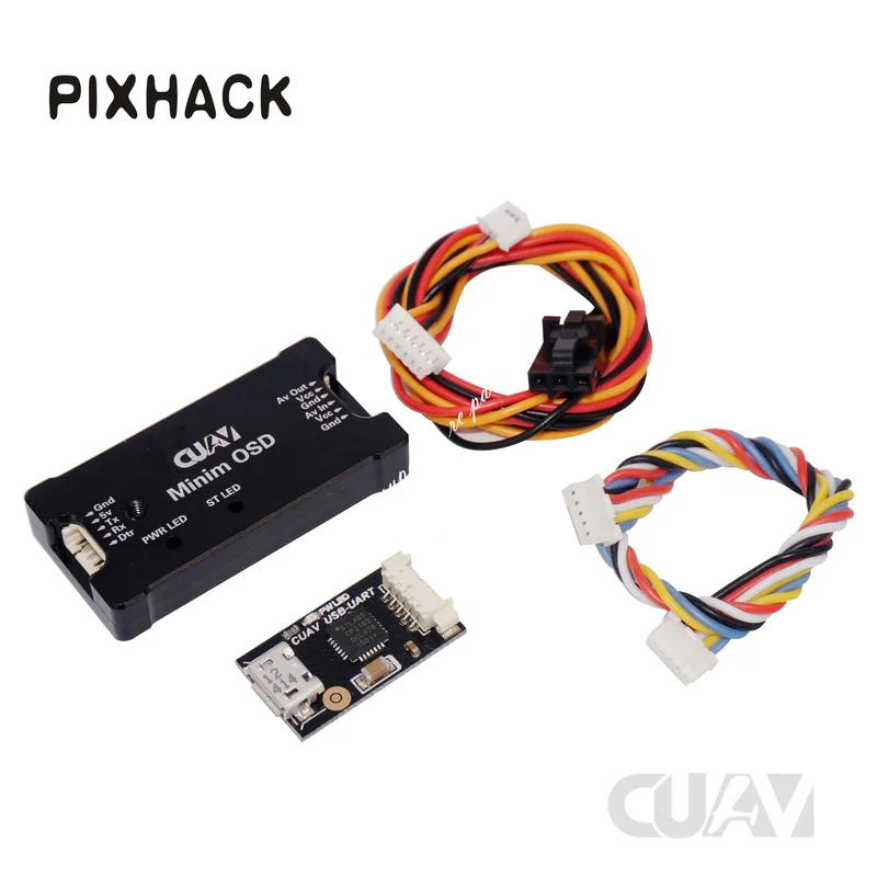 Max7456 MinimOSD Mavlink ArduPilot Mega модуль OSD на экране с корпусом CNC для контроллера полета Pixhawk