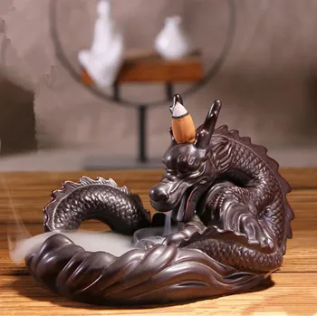 

Big Dragon Incense Burners Smoke Backflow Best Cone Censer Stick Holder Desk Home Decor