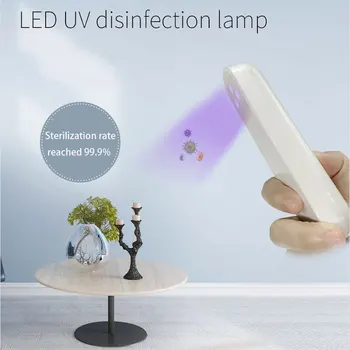 

3Leds Mini Portable UV Sterilizer Lamp Handheld Disinfection Stick UVC Lamp Rechargeable Battery Household uv lamp sterilization