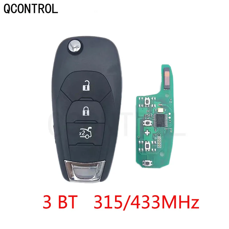 3 Buttons 433MHz Q управление 3/3+ 1 кнопки дистанционный смарт ключ-брелок для Chevrolet Aveo Cruze- 315 МГц/433 МГц с ID46 PCF7941 чип - Количество кнопок: 3 Buttons 433MHz