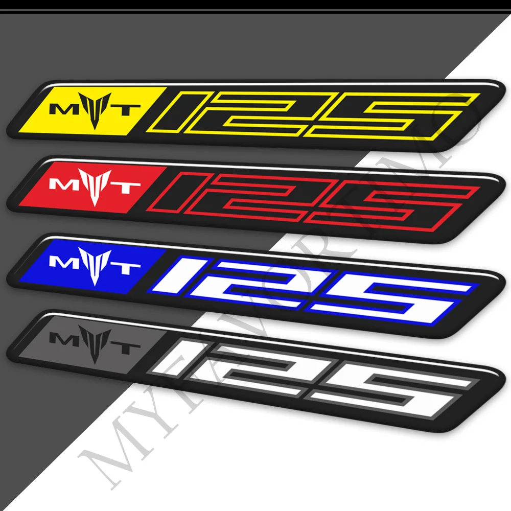 For Yamaha MT-125 MT125 MT - 125 Tank Pad Protector Decal Stickers Emblem Badge Logo Side Fairing Symbol Protection Motorcycle