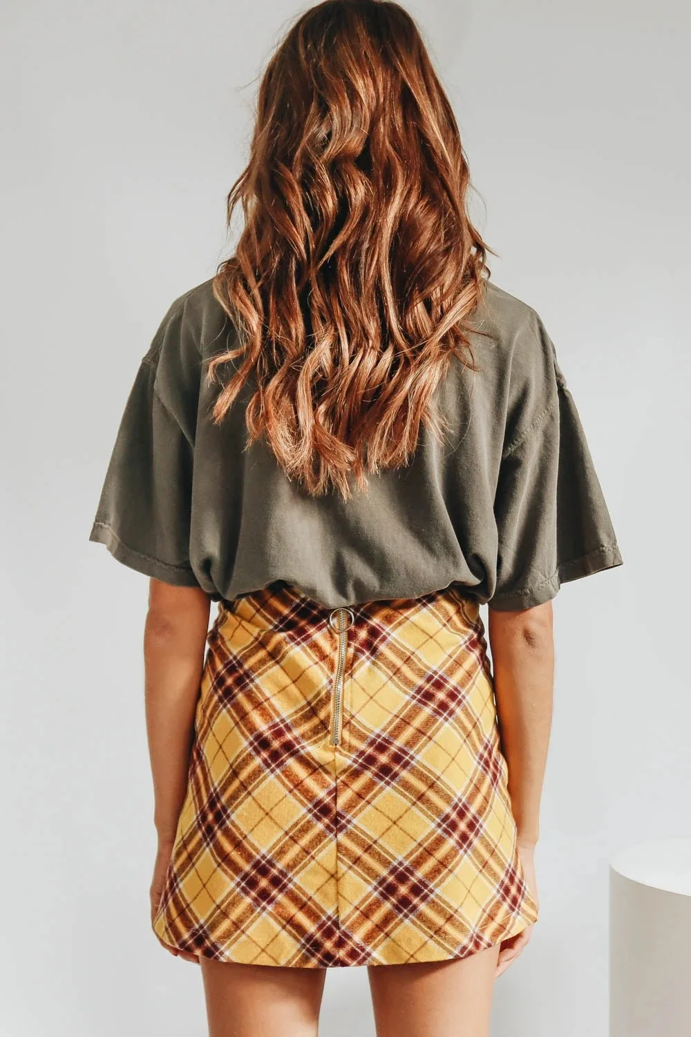 Plaid Skirts Womens 2020  Korean Fashion Clothing Casual  Plaid A-Line Above Knee, Mini High Waist Casual Mini Skirt for Female