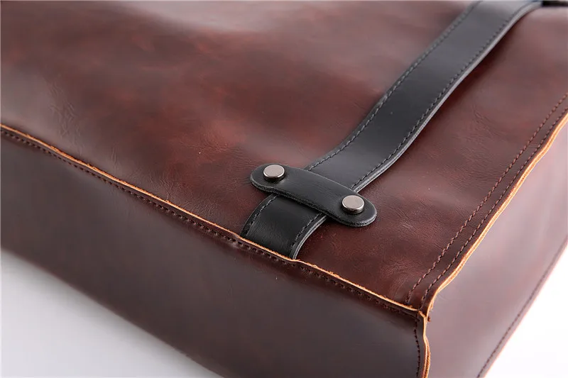 Original new Korean men's handbags leather men's handbags high quality shoulder bags business bags leisure bags