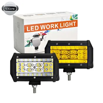 

5-inch 84w LED work light bar combo beam car Driving lights for Off Road truck 4WD 4x4 UAZ motorcycle ramp 12V 24V auto fog lamp