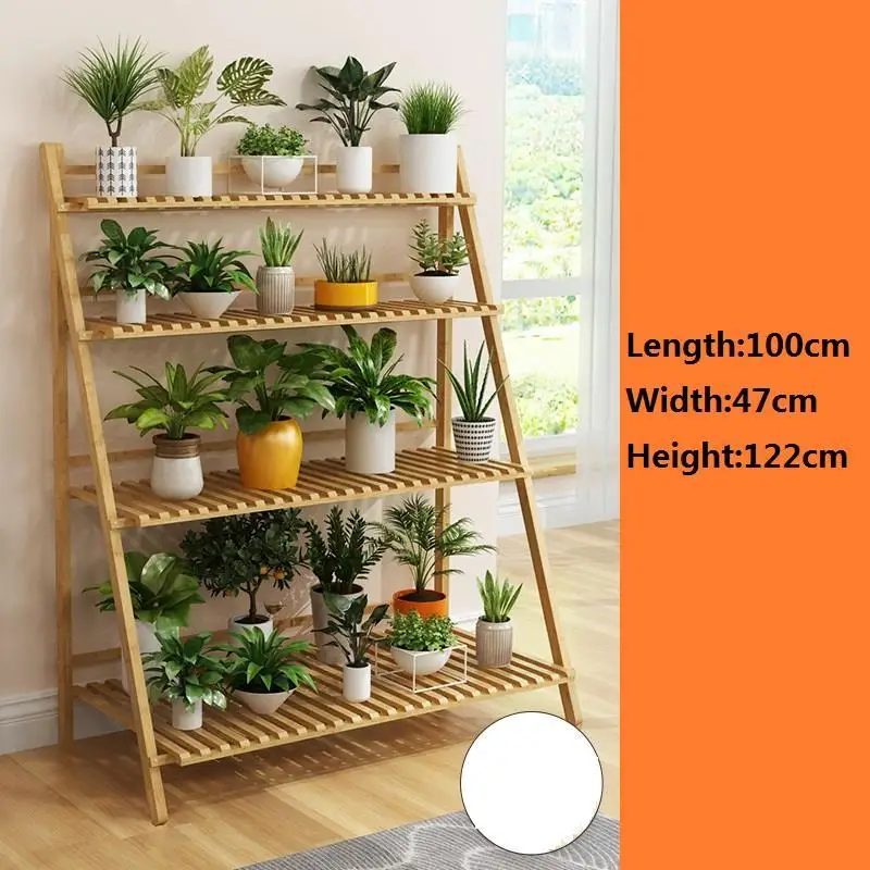 Para Plantas деревянные Estanteria, деревянные полки для Rak Bunga, Балконная полка, стойка для растений, подставка для цветов - Цвет: Number 3