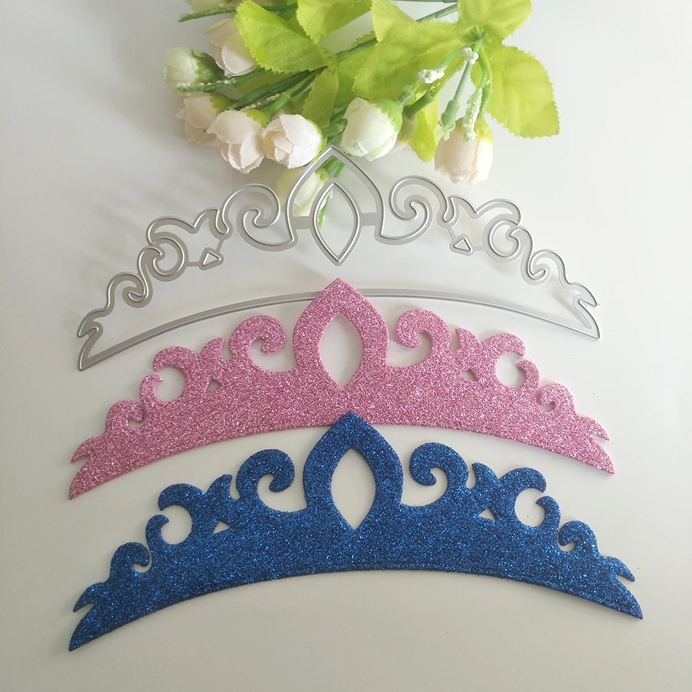 

New crown hair accessories cutting dies DIY scrapbook, embossed card making, photo album decoration, handmade craft
