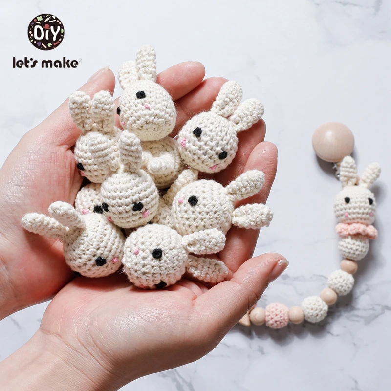Вязаные крючком бусины Let's Make 1 шт. Детские аксессуары сделай сам грызуны