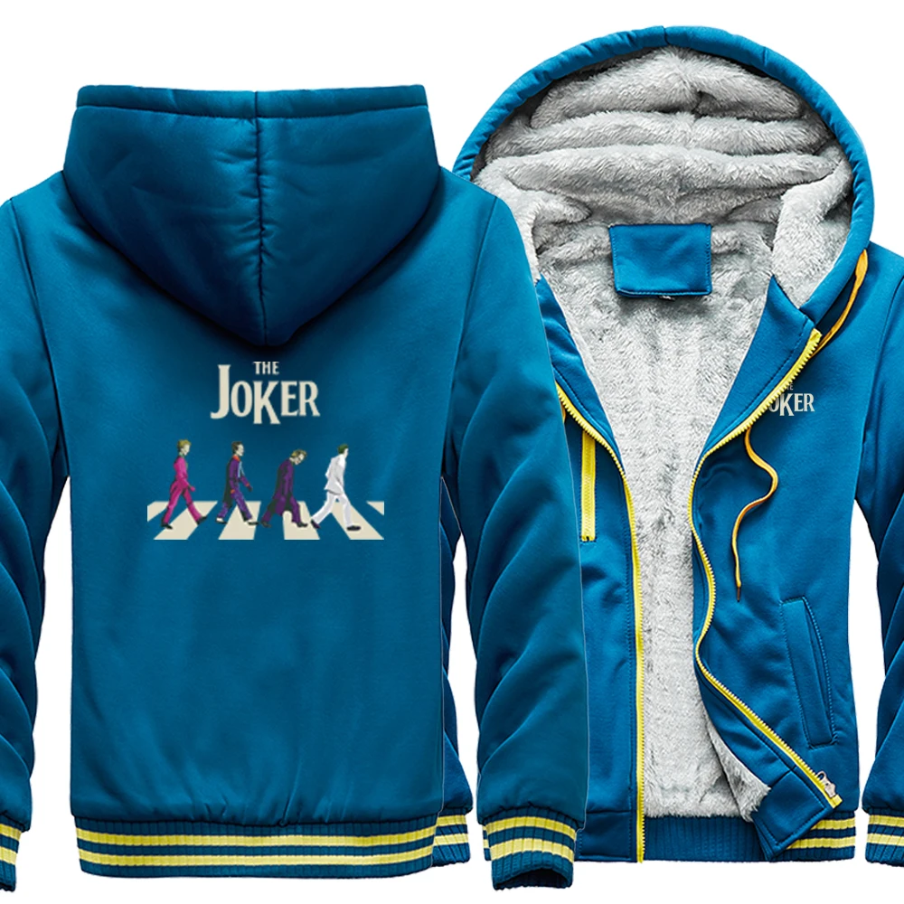 

Thicken Jacket Joker Spoof Style Suicide Squad Mens Sweatshirts Famous Brand Fashion Men's Hoodies Oversize Hip Hop Tracksuits