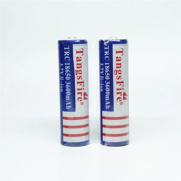 2 шт TangsFire 18650 3600mAh аккумуляторная батарея