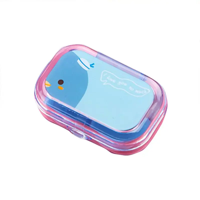 Портативный милый мультяшный чехол для контактных линз candy color Companion Lens Care Box