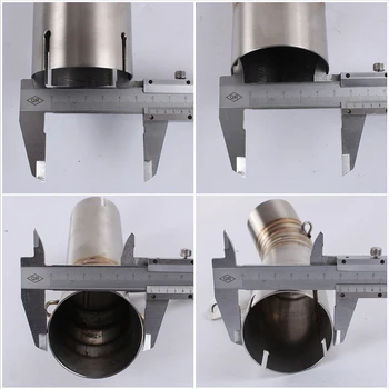 

Motorcycle Exhaust 61mm Slip On Middle Pipe for BMW S1000RR S 1000 RR 2010 2011 2012 2013 2014