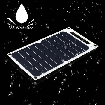 

Semi-flexible Solar Panel DIY Module Easy Installation Monocrystalline Solar Cell Solar Power LED Waterproof Battery Charger