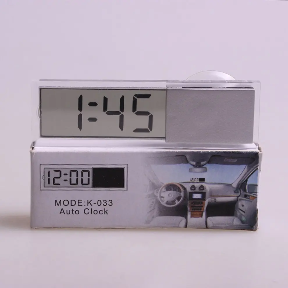 Ceative Suck Clock for Car Accessories Parts