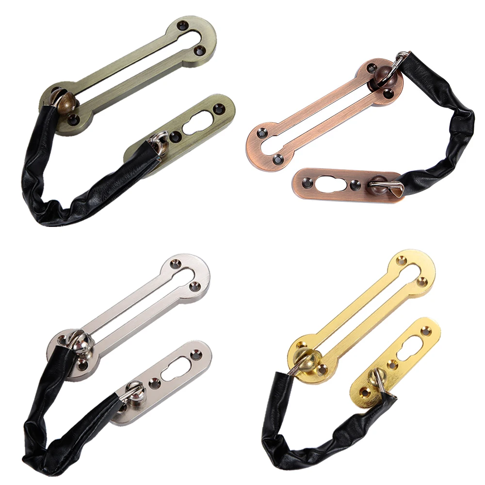 

Stainless Steel Security Door Bolt Buckle Chain Bold Door Latch Chain Lock Anti-theft Door Chain Door Latch Door Lock Hardware