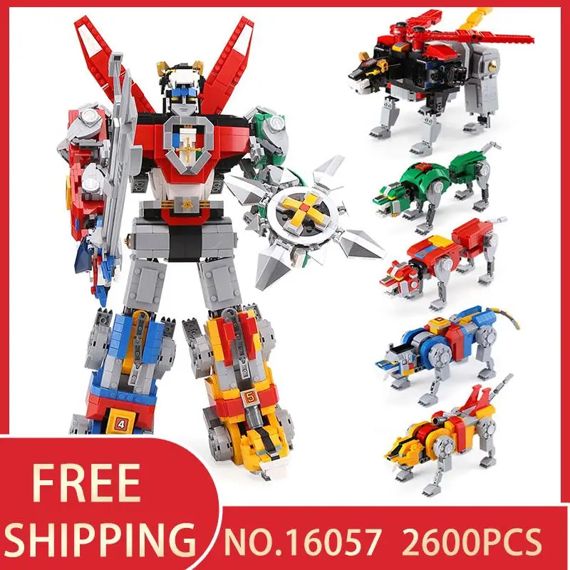 DHL фильм последовательное соединение робот совместимый 16057 leSet 21311 Voltron Модель Набор строительных блоков Кирпичи Детские игрушки Подарки для мальчиков