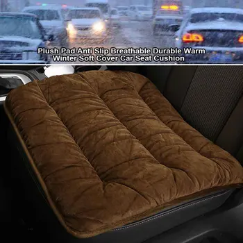 

Accessories Durable Plush Pad Breathable Anti Slip Washable Office Home Warm Winter Universal Car Seat Cushion Soft Cover