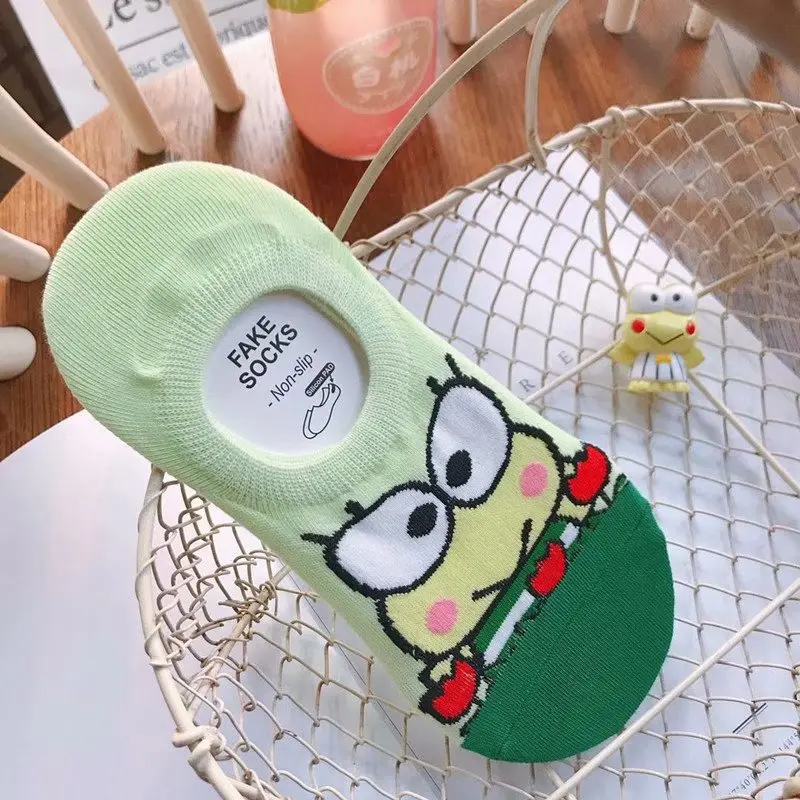 Носки hello kitty My Melody Cinnamoroll pompomprin женские Мультяшные милые носки до лодыжки, хлопковые носки для девочек, рождественский подарок