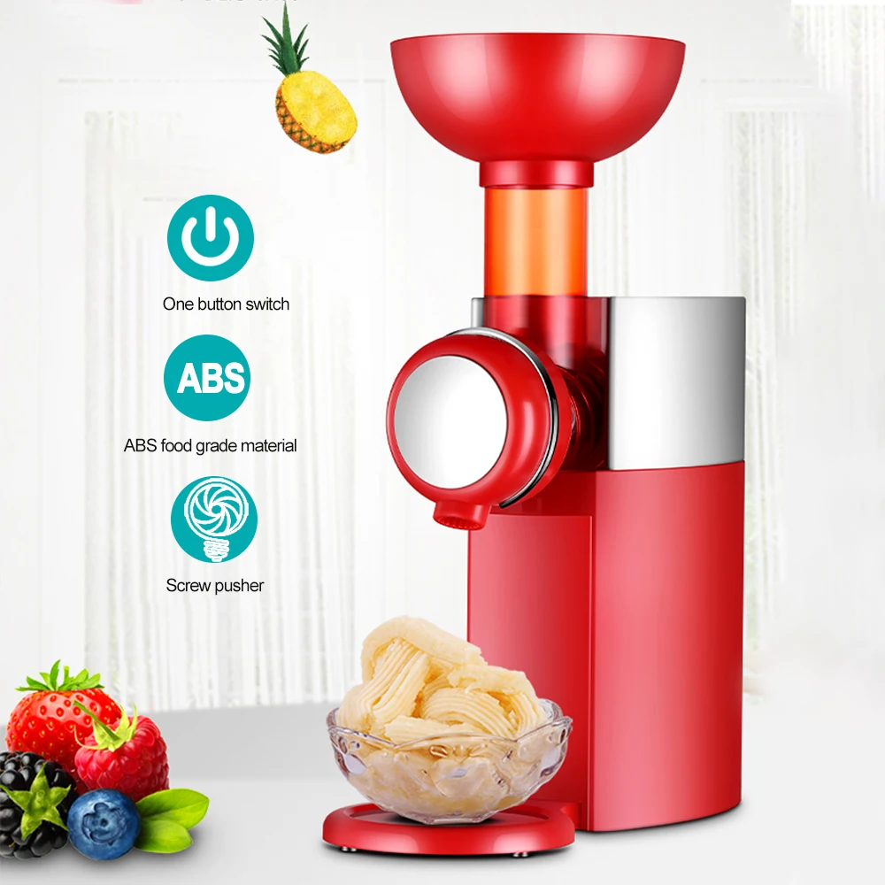 Мини DIY электрическая автоматическая машина для фруктового десерта машина для Фруктового мороженого для дома Горячая вилка ЕС, штепсельная вилка США, штепсельная вилка Великобритании, штепсельная вилка AU