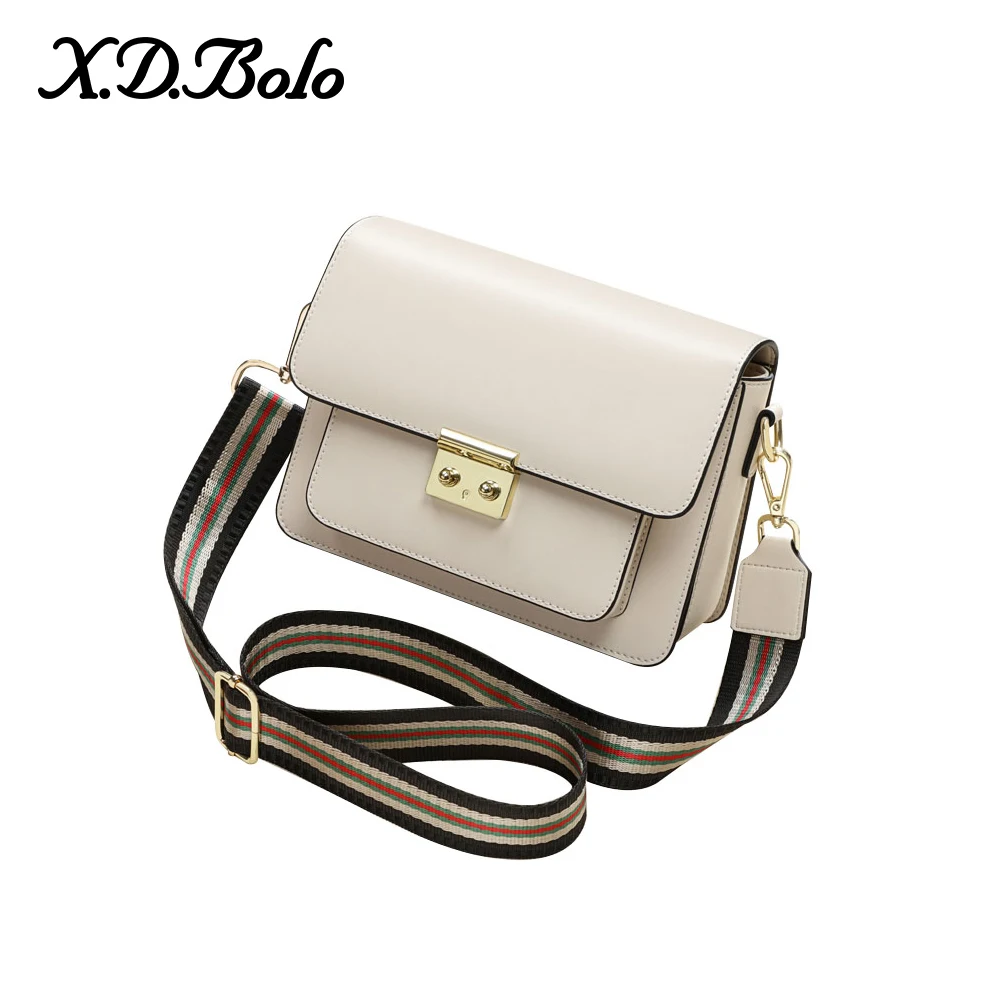 

XDBOLO New Luxury Women Leather Bags High Quality Leather Shoulder Bag Brand Designer Crossbody Bags Small Fashion Ladies Bag