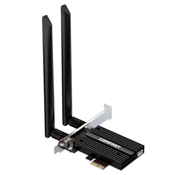 

3000Mbps AX200PRO Dual Band 2.4G/5.8G Wireless PCI-E Network Card Bluetooth 5.0 Express Wifi 6 Adapter
