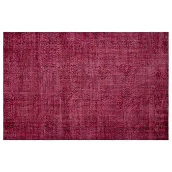 

Handmade Red Vintage Overdyed Turkish Area Rug 184x284 Cm-6'0''X9'4''