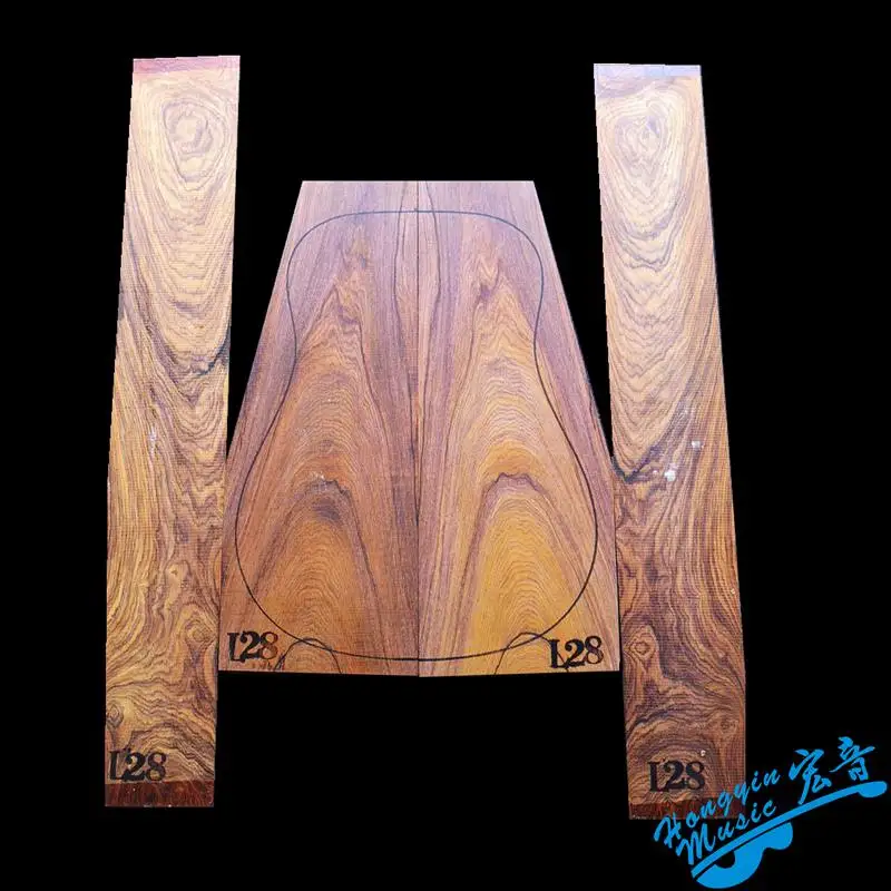 Южная Америка cocobolo палисандр дерево для 41 дюймов гитары задняя и боковая комплект гитарная панель DIY материалы ручной работы