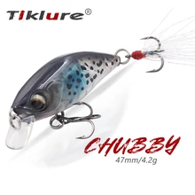 

Tiklure Pike Wobbler Fishing Lure Suspending Minnow Artificial Bait Mid-water 4.2g 47mm Salmo Bass Equipment For Winter