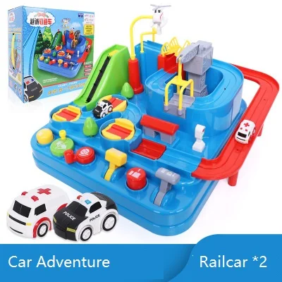 Children's Small Train Suit, Rail Car, Great Adventure, Educational Toys, 6 Boys, 3 Years Old