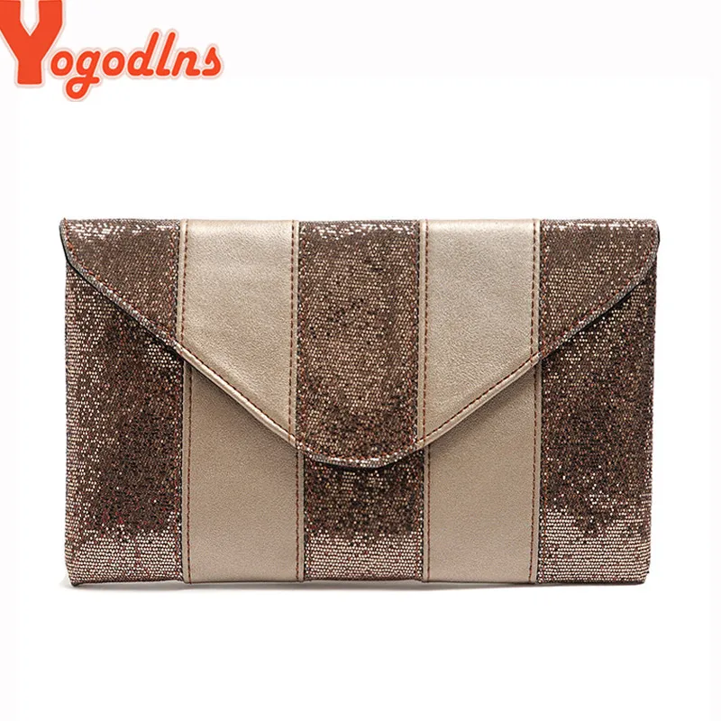 Yogodlns Fashion Handbag Women's Clutch Bag PU Leather Women Envelope Zipper Evening Female Clutches Torebki |