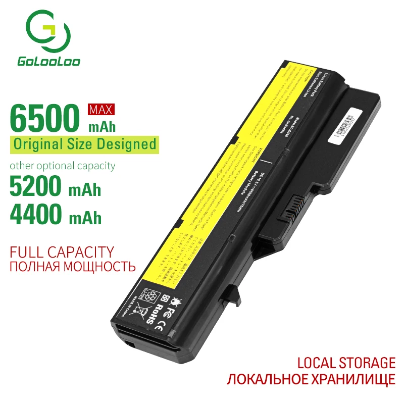 

Golooloo 6 cells laptop battery for Lenovo FRU 121001056 121001071 121001091 L09C6Y02 L09L6Y02 L09M6Y02 L10C6Y02 L10M6F21