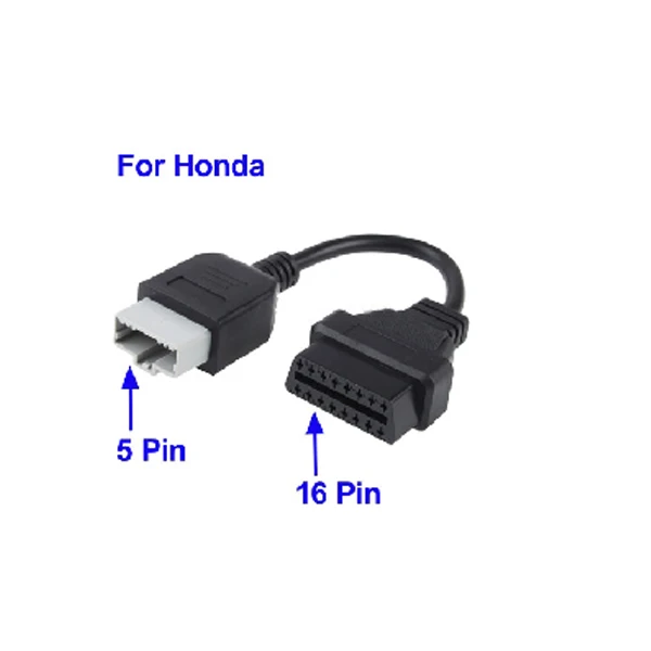 OBD адаптер для Honda 5Pin OBD1 к OBD2 16Pin Женский Диагностический разъем для Honda 5 Pin OBD II удлинитель