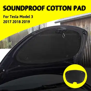 

Front Engine Hood Noise Reduction Mat Soundproof Cotton Pad For Tesla Model 3
